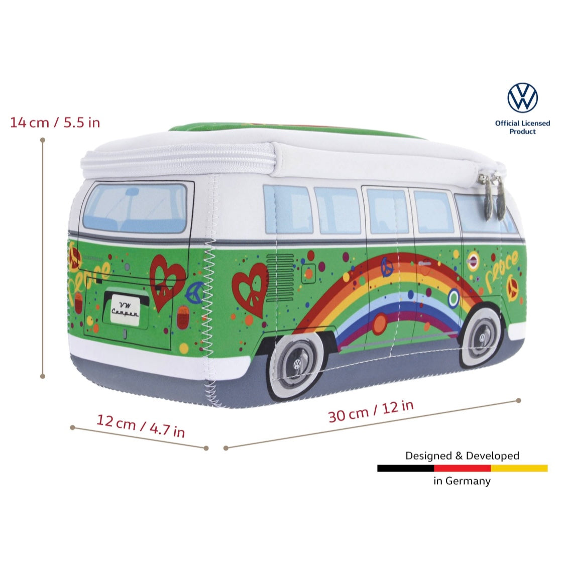 Volkswagen Peace Hippie Camper Travel Bag | VW Gifts and Merch